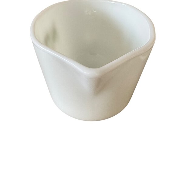 Vtg PYREX Corning Spring Blossom Milk Glass Gravy Boat Under plate Sauce Server - Picture 8 of 16